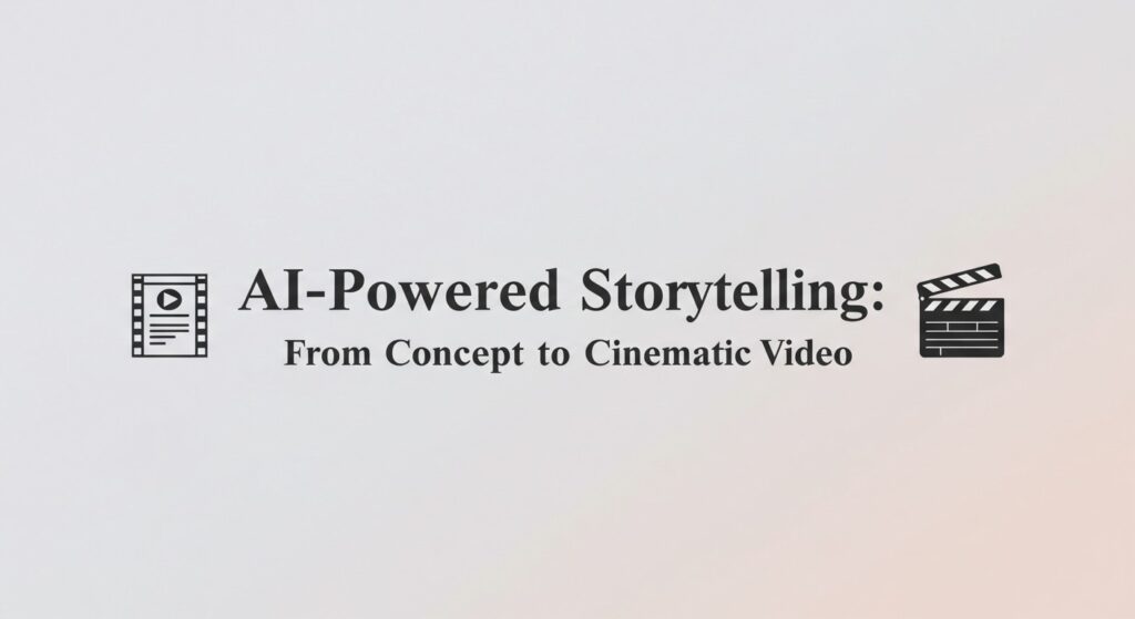 AI-Powered Storytelling: From Concept to Cinematic Video